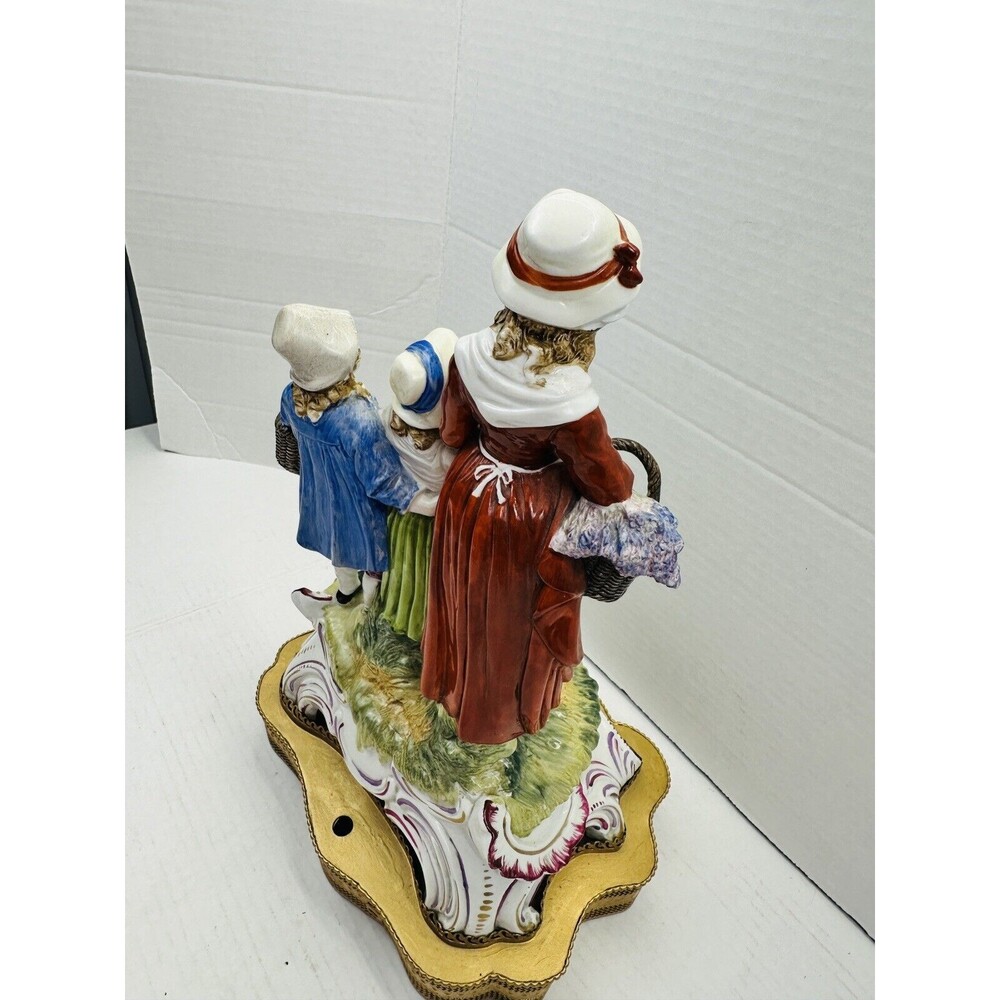 Large Antique Dresden Carl Thieme "Yardley's Old English Lavender" Figurine GUC - Picture 8 of 16